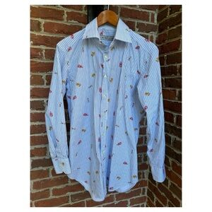 EUC ETRO Under The Sea Buttondown  Size 41